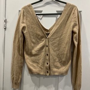 Reformation cashmere cardigan Small